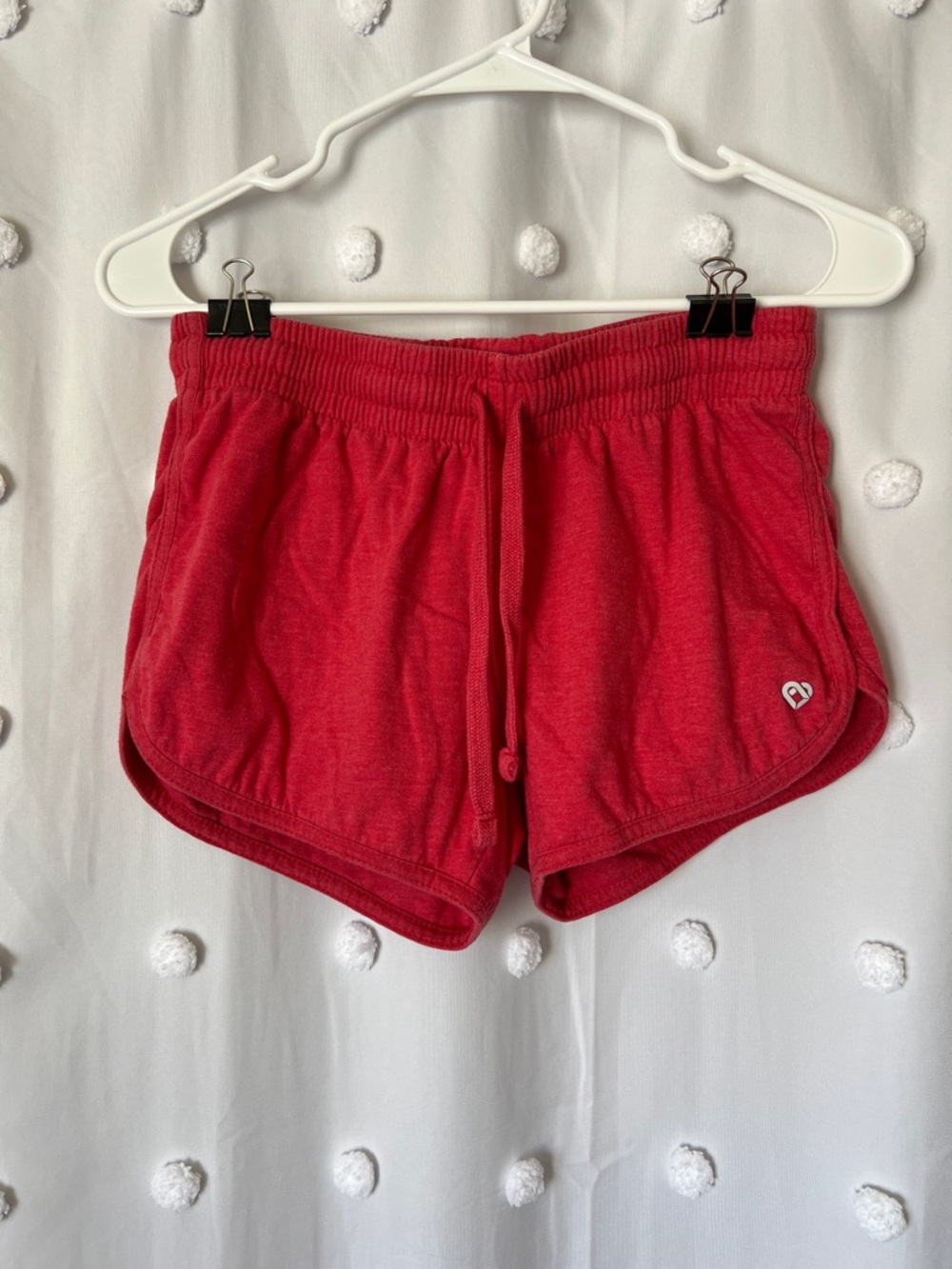 Colosseum Red Athletic Terry Drawstring Women’s Shorts